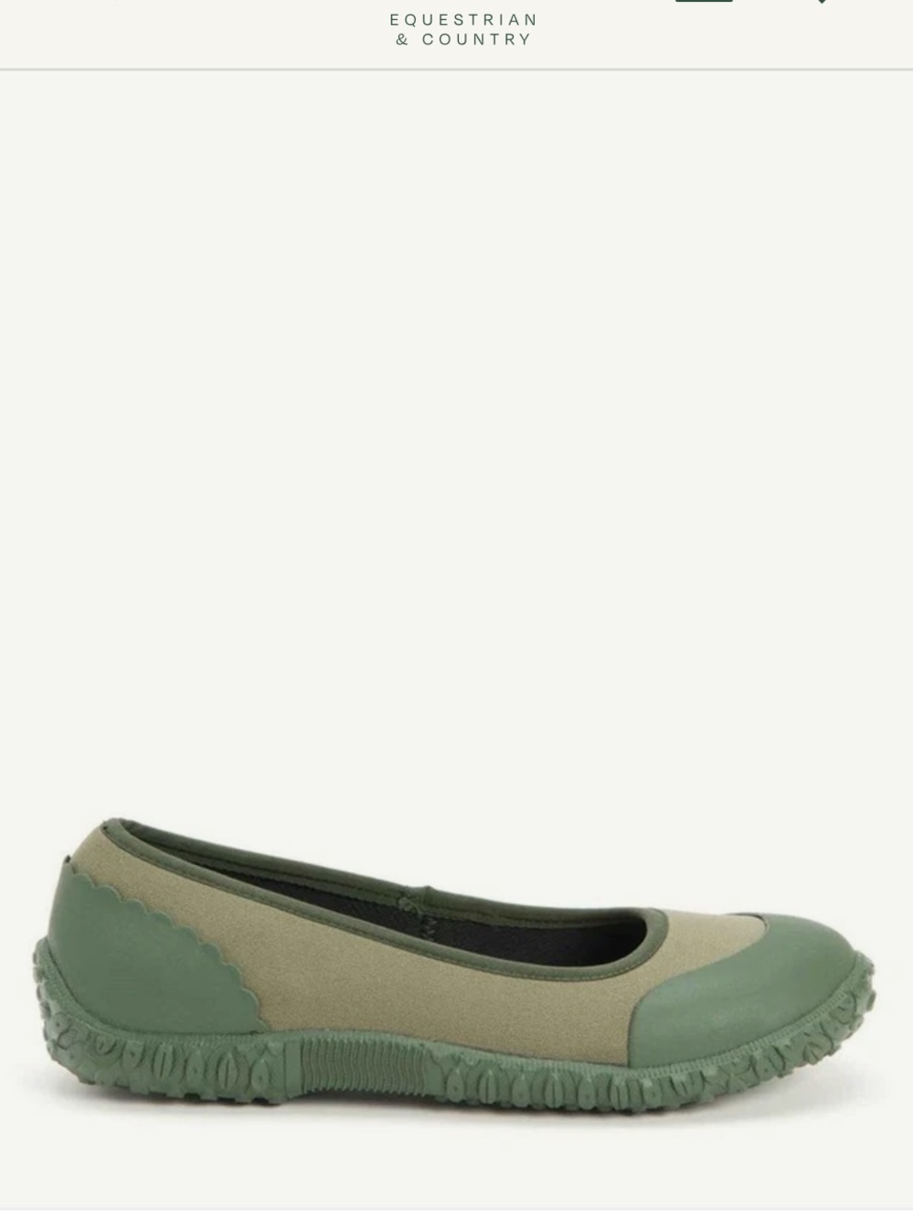 MUCK Sz 7 Muckster II Floral Rubber Sole Waterproof Slip On Ballet Flats Loafer